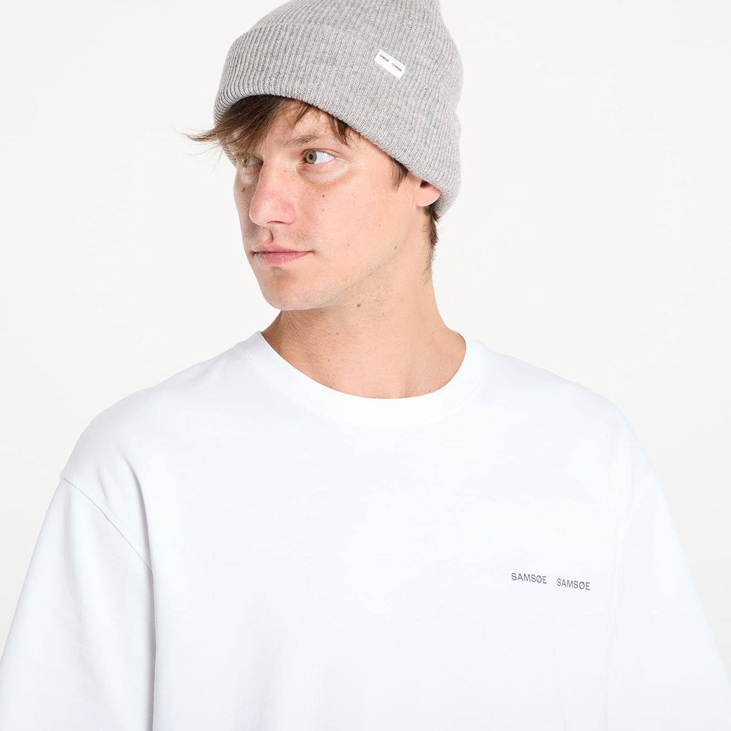 Тениска Samsoe Samsoe Samsøe Samsøe Saflorian T-Shirt Бяло | U25300007_CLR002385, 1