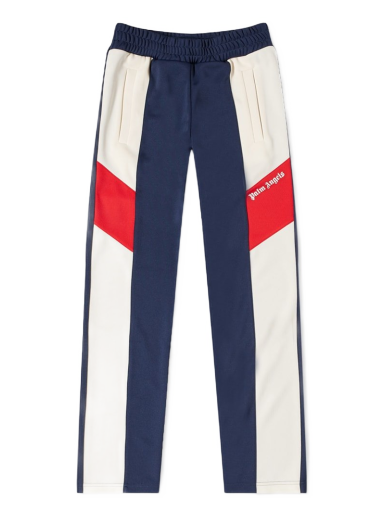 Спортни панталони Palm Angels Colourblock Track Pant Тъмно синьо | PMCJ003S22FAB0014601