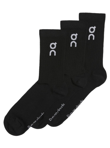 Чорапи On Running 3-pairs Socks Черно | 399-01719