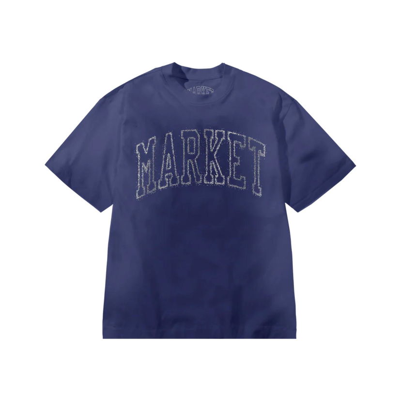 Тениска MARKET Vintage Arc T-Shirt Тъмно синьо | SS0210-BLUE