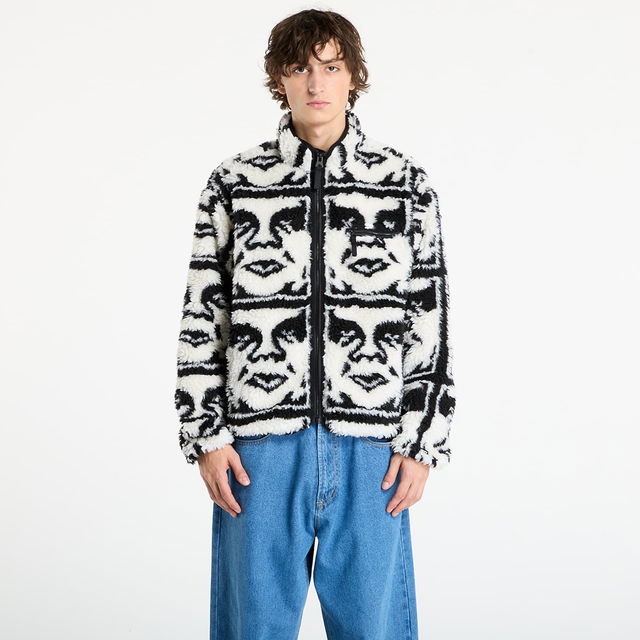 OBEY Repeated Icon Sherpa Jacket