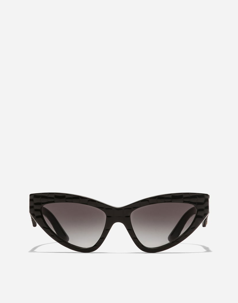 Слънчеви очила Dolce & Gabbana Dolce & Gabbana Crossed Texture Sunglasses New Arrivals Черно | VG443BVP88G9V000