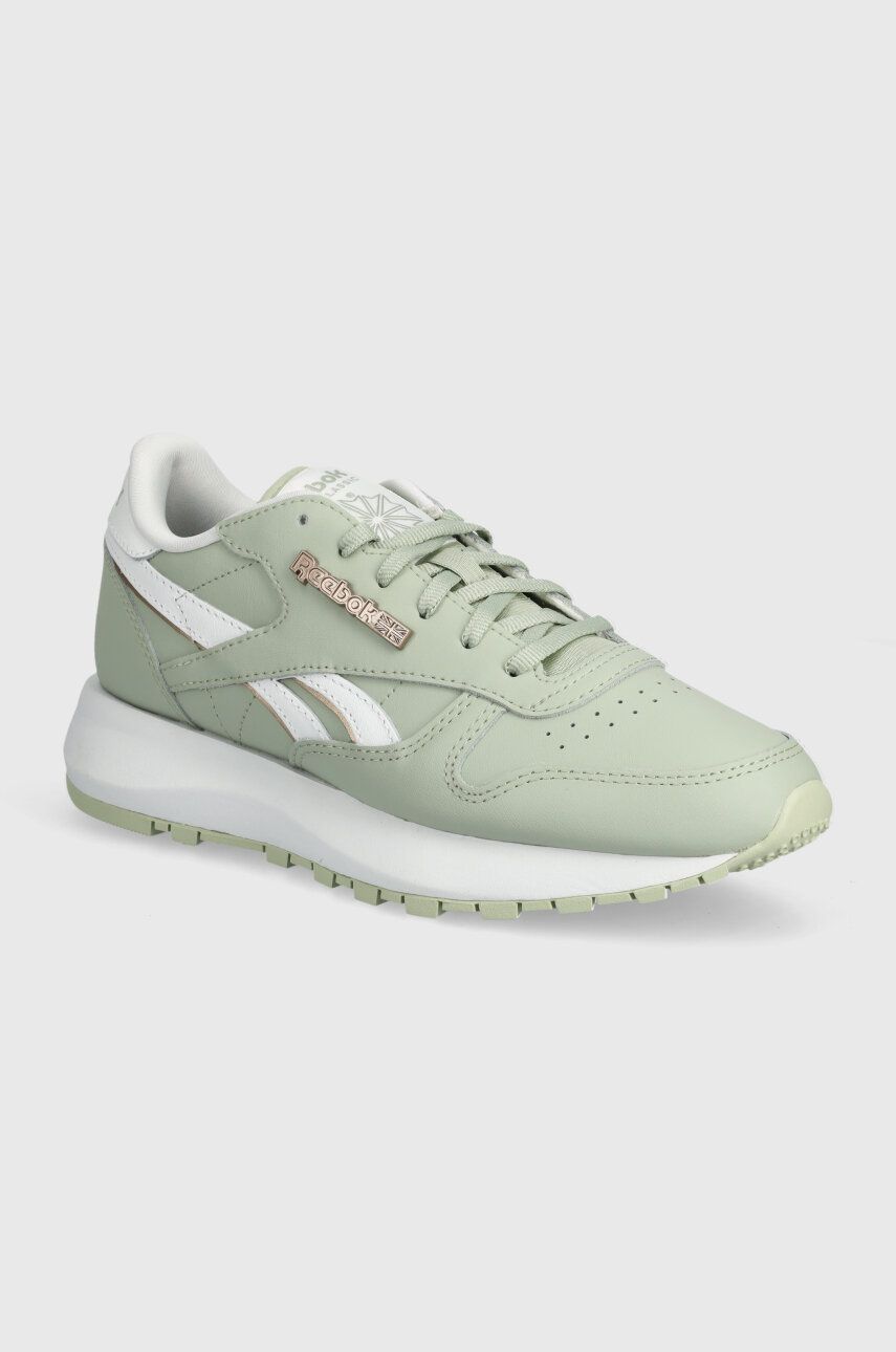 Кецове и обувки Reebok Classic Leather Зелено | 100074548, 0