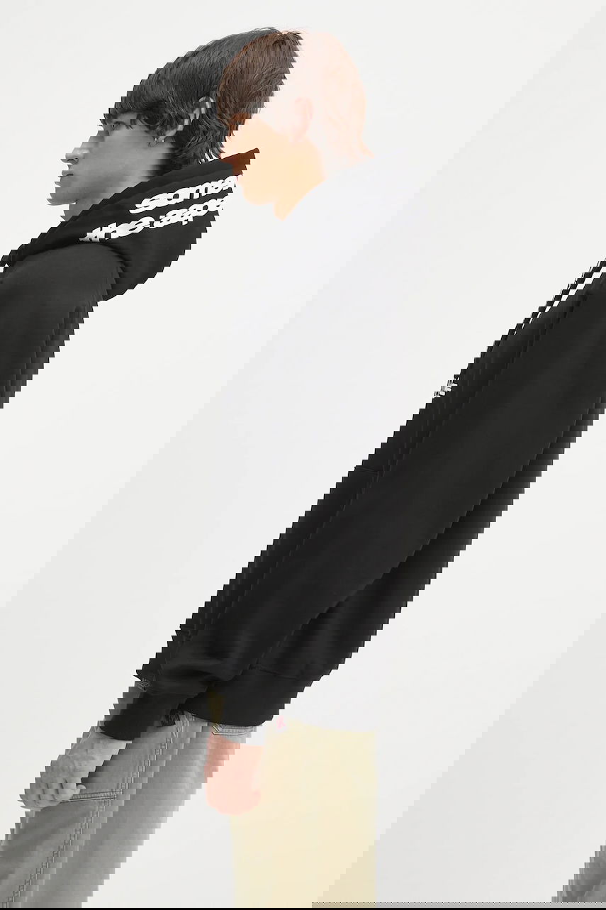 Суитчър AAPE by A Bathing Ape Main Appliqué Hooded Sweatshirt Черно | AAPSWMB357XXN, 1