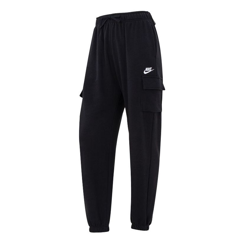 Карго панталони Nike Sportswear Club Fleece Oversized Cargo Tracksuit Bottoms Черно | DQ5197-010
