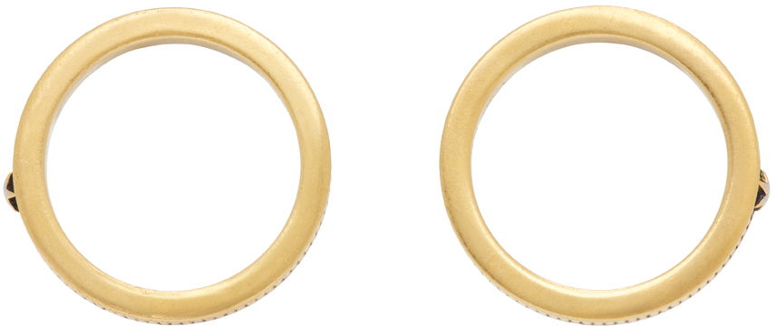 Обеци Maison Margiela Stud Earrings Бежово | SM1VG0048 P6476, 0
