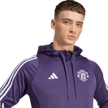 Суитчър adidas Originals Manchester United Training Hoodie Лилаво | jp3242, 3