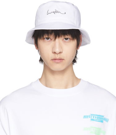 Шапка с козирка We11done We11done Hotfix Star Bucket Hat Бяло | WD-AH1-22-410-U-WH, 0