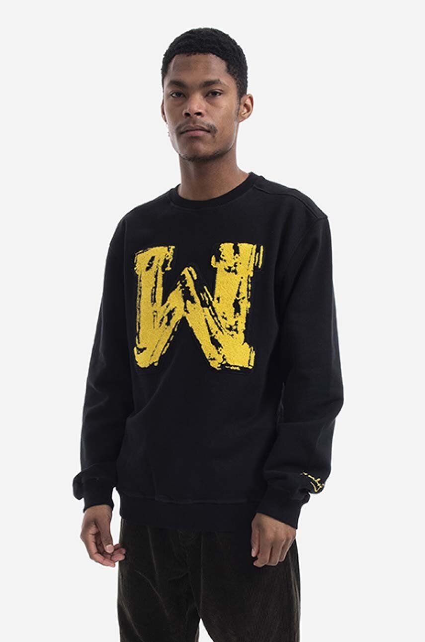Суитчър Maharishi Sweatshirt Chanile W Embroidery 9645 With Print Черно | 9645.BLACK, 0