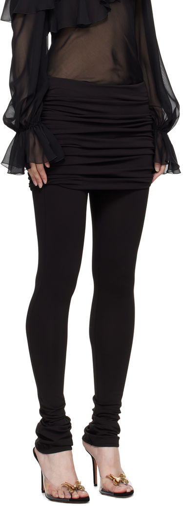 Клинове Blumarine Layered Leggings Черно | A422P148A, 1