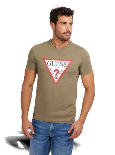 Тениска GUESS T-Shirt Зелено | M2YI71I3Z14