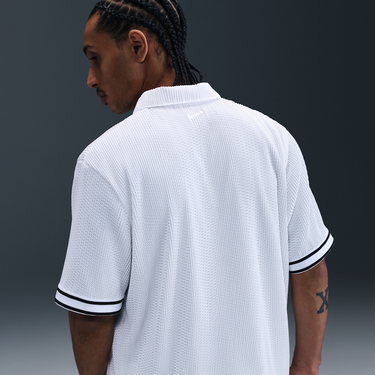 Риза Nike Kobe Pleated Basketball Short Sleeve Shirt Бяло | IB0020-100, 3