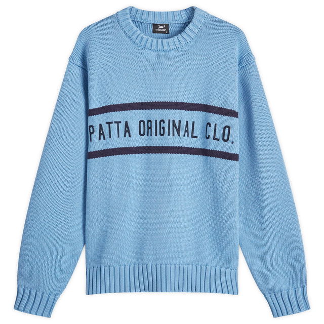 Knitted Jumper Dusty Blue Small