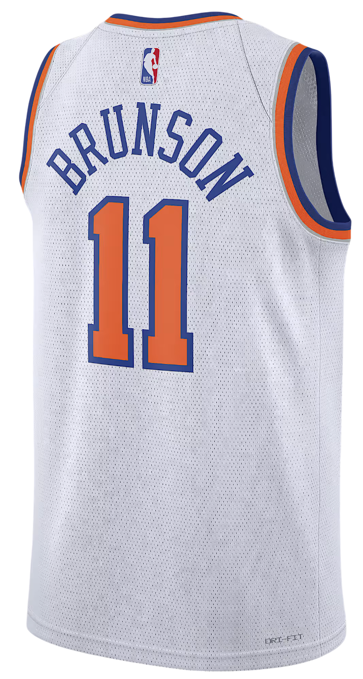 Фланелка Nike New York Knicks Association Edition 2022/23 Swingman Jersey Бяло | DN2087-104, 0