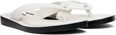 Облекло Jil Sander Jil Sander Thong Sandals Бяло | J44WX0012_P4942, 3