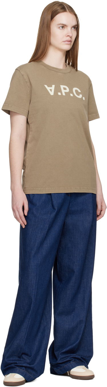 Тениска A.P.C. Standard Grand 'VPC' T-shirt Бежово | COHMB-M26384, 3
