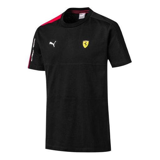 Тениска Puma Ferrari Series Athleisure Short Sleeve T-Shirt Черно | 595427-02