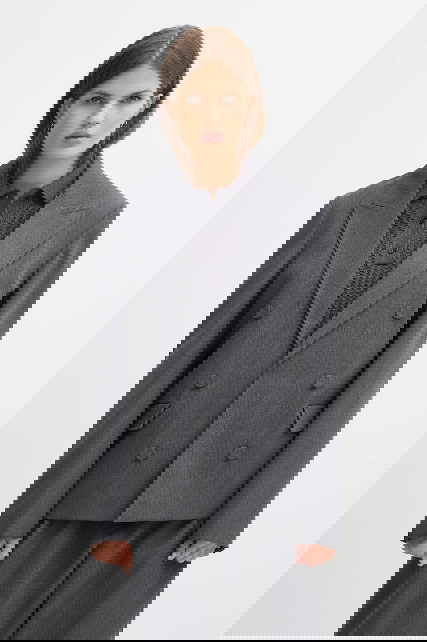 Яке JW Anderson JW Anderson Double Breasted Tailored Blazer Сиво | JK0401.PG1821, 0