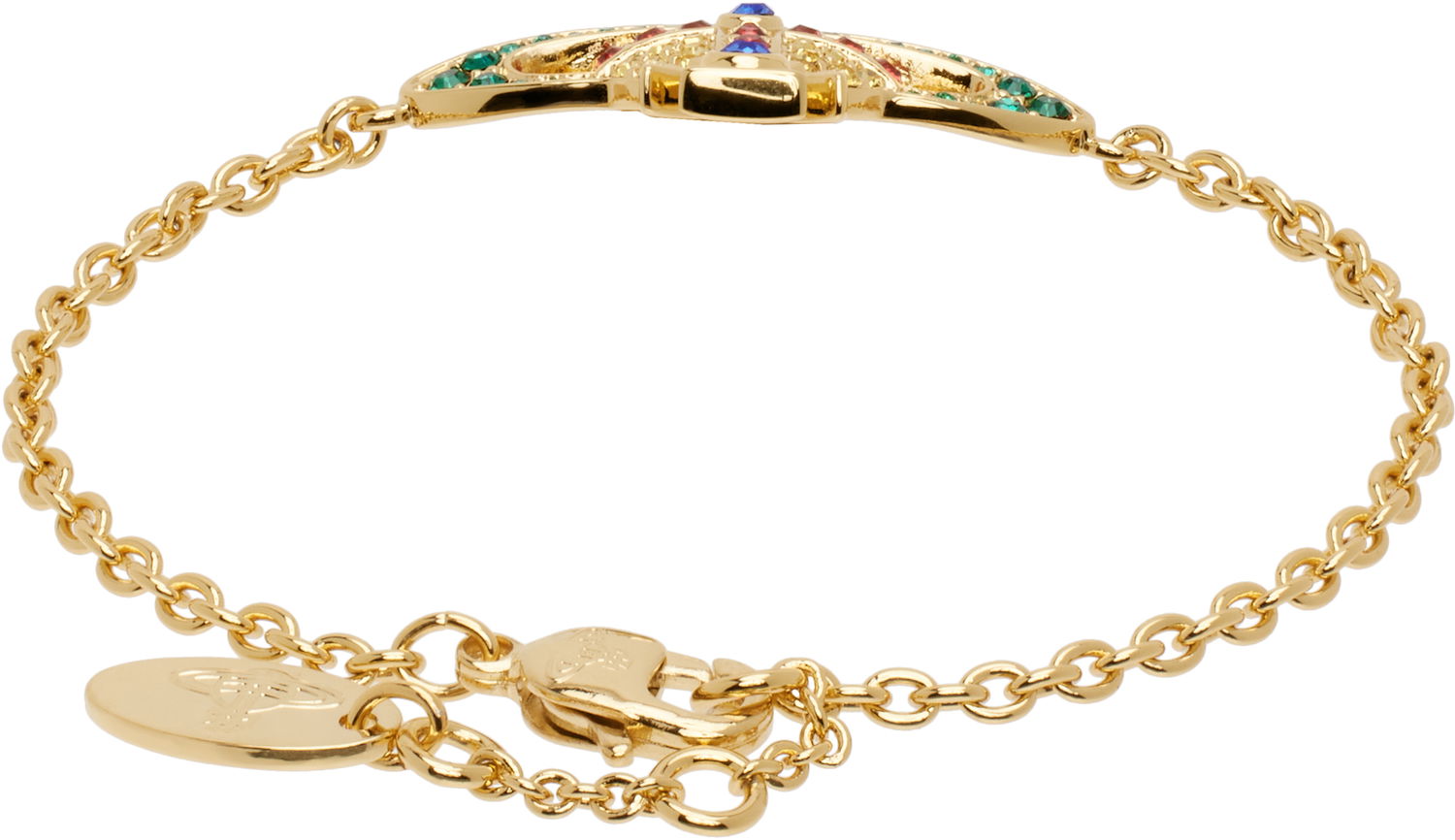 Гривна Vivienne Westwood Vivienne Westwood Kika Chain Bracelet Жълто | 61020055-02R828-, 1
