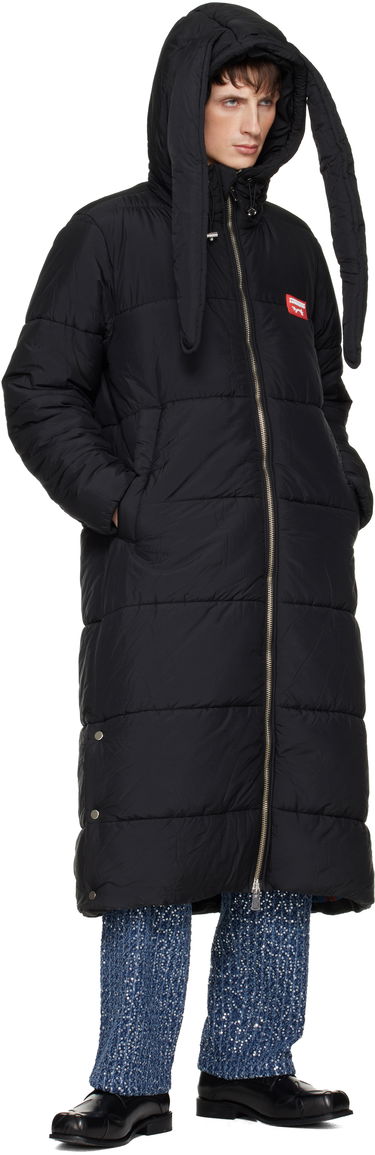 Пухо яке Charles Jeffrey Loverboy Long Bunny Puffer Coat Черно | 052010201, 3