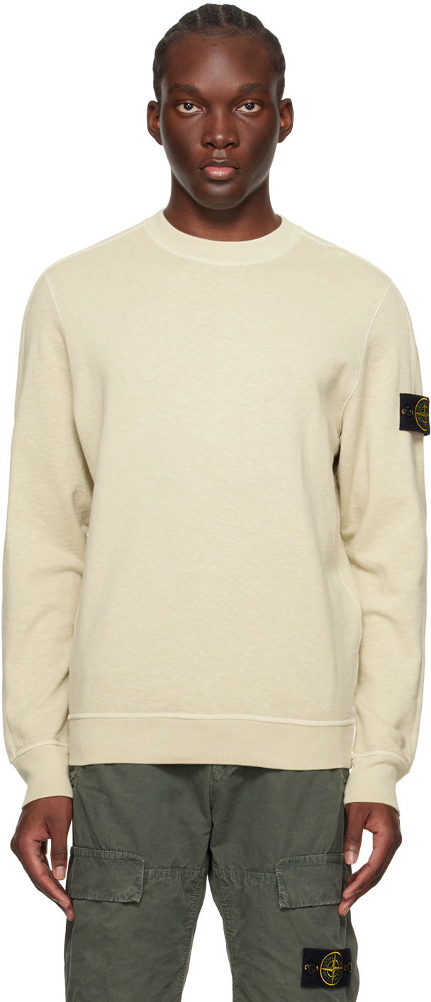 Суитчър Stone Island Patch Sweatshirt Бежово | 801566060, 0