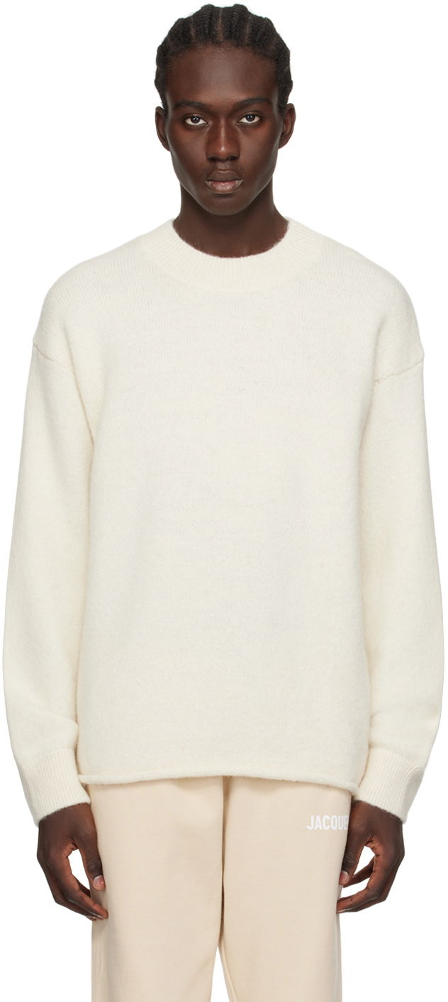 Пуловер Jacquemus Les Classiques 'Le Pull ' Sweater "Off-White" Бежово | 24E245KN295-2329