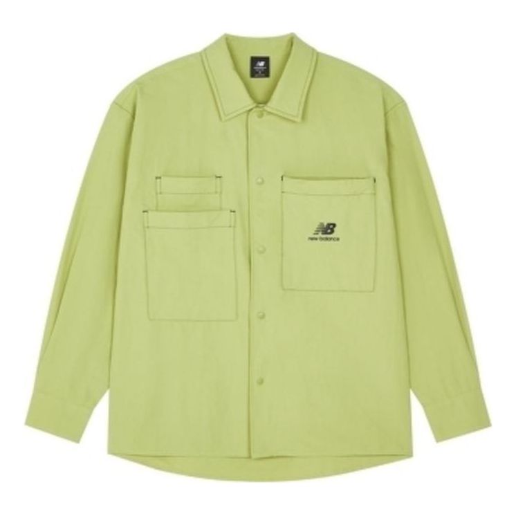 Риза New Balance Classic Logo Shirt Зелено | AMJ23303-RYS