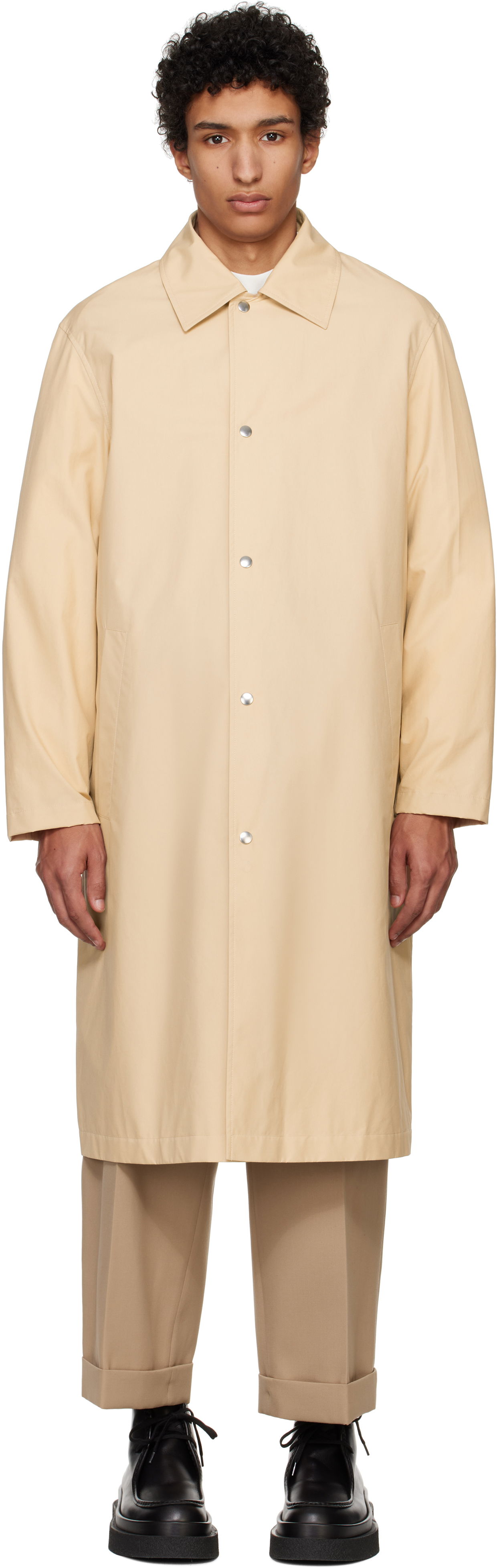 Дъждобран Jil Sander Jil Sander Sport Coat Бежово | J23AA0007_J45026, 0