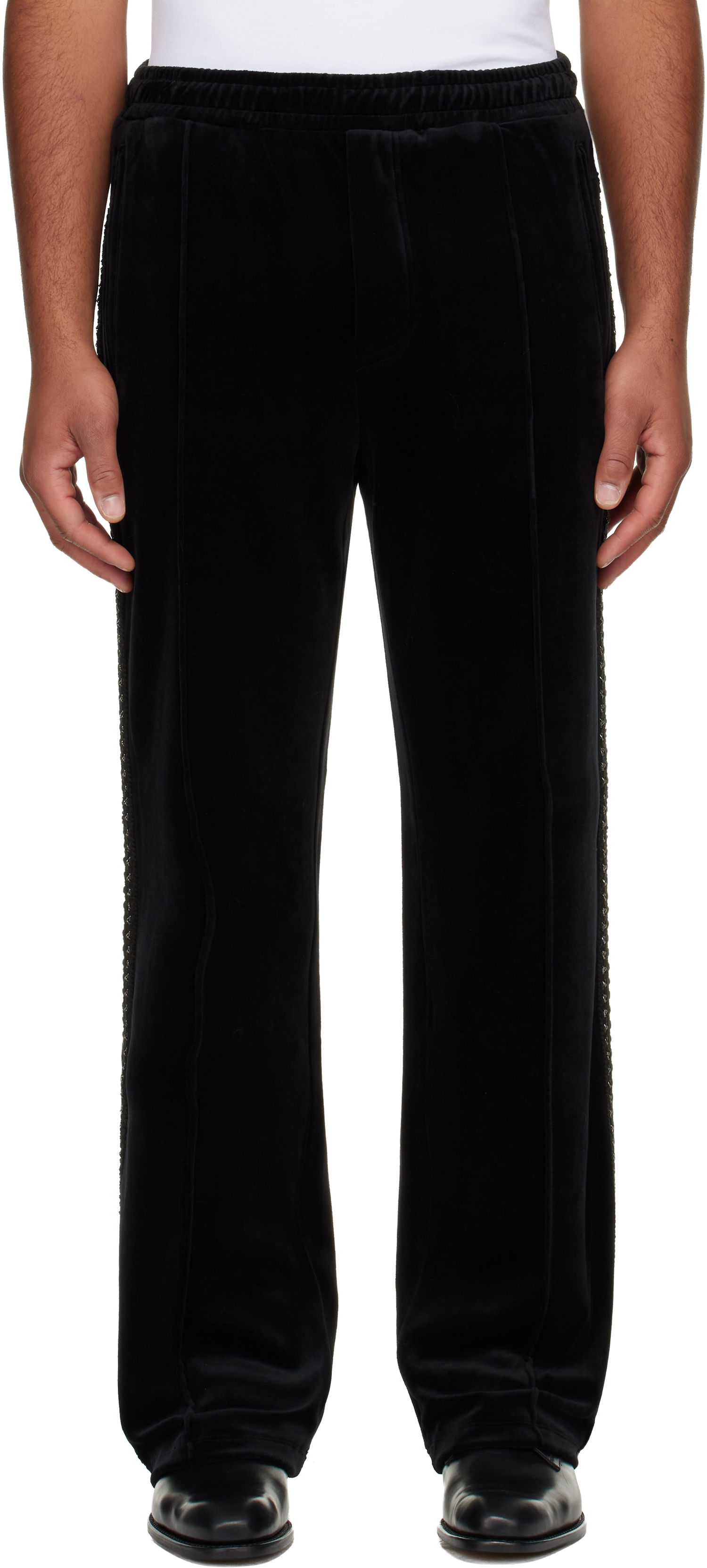 Спортни панталони Andersson Bell Velvet Track Pants Черно | apa854u, 0