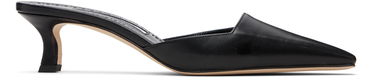 Бижута Manolo Blahnik Manolo Blahnik Moiramu Heeled Sandals Черно | 225-1809, 0