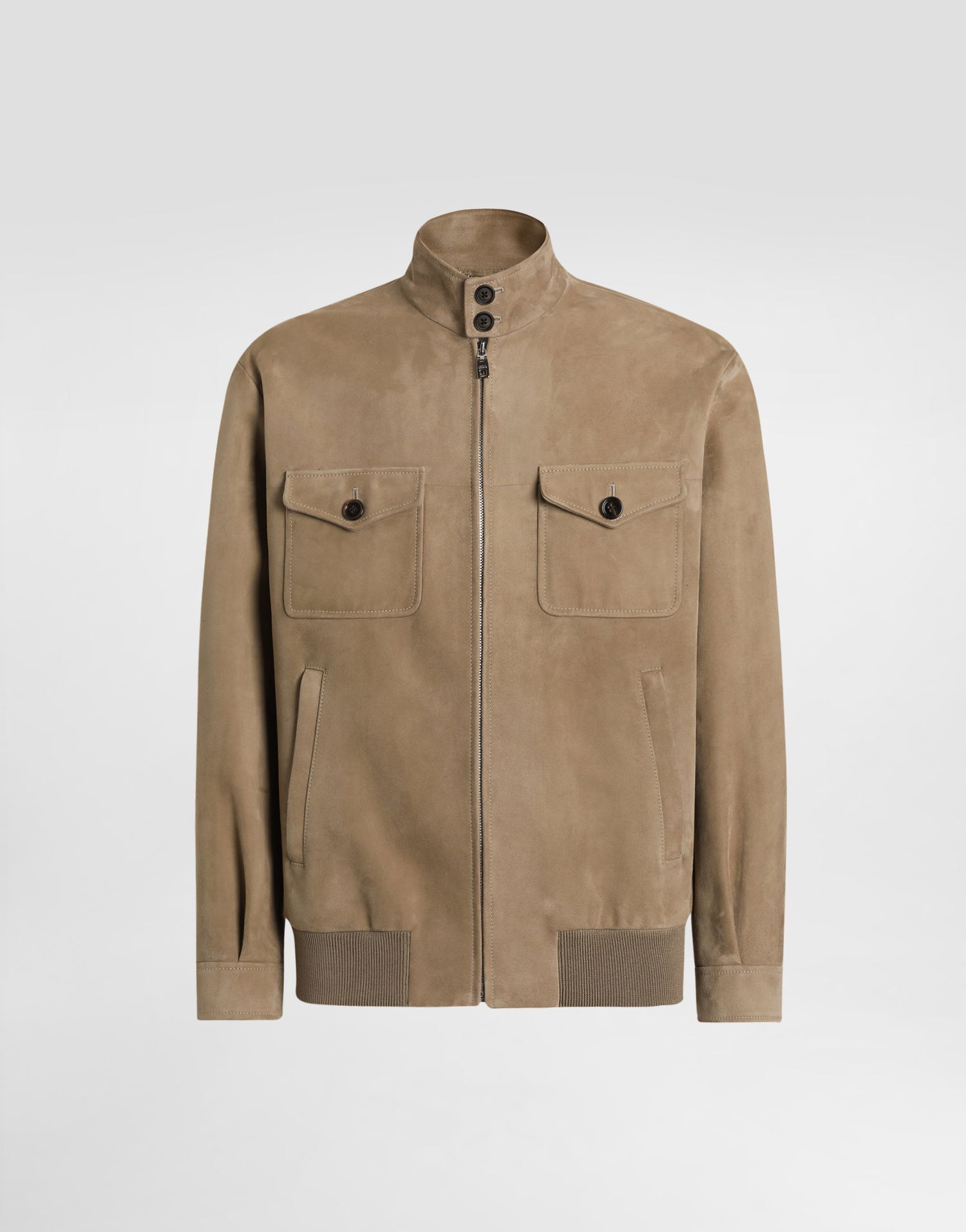 Яке бомбър Dolce & Gabbana Dolce & Gabbana Suede Bomber Jacket 56 Бежово | G9BPBLHULW7M0453, 0
