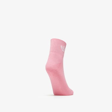 Бельо и чорапи adidas Originals Mid Ankle Crew Socks 3-Pack Розово | HL9229, 1