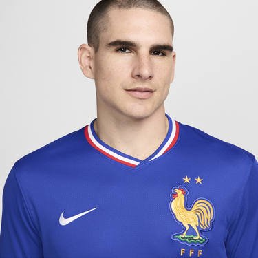 Фланелка Nike Dri-FIT Kylian Mbappé FFF Stadium 2024/25 Replica Синьо | IB2359-452, 3