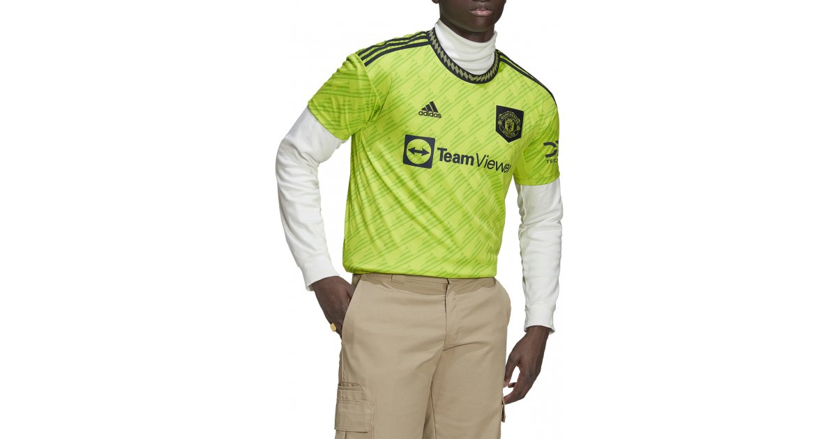 Фланелка adidas Performance Manchester United 2022/23 Зелено | he2981, 1