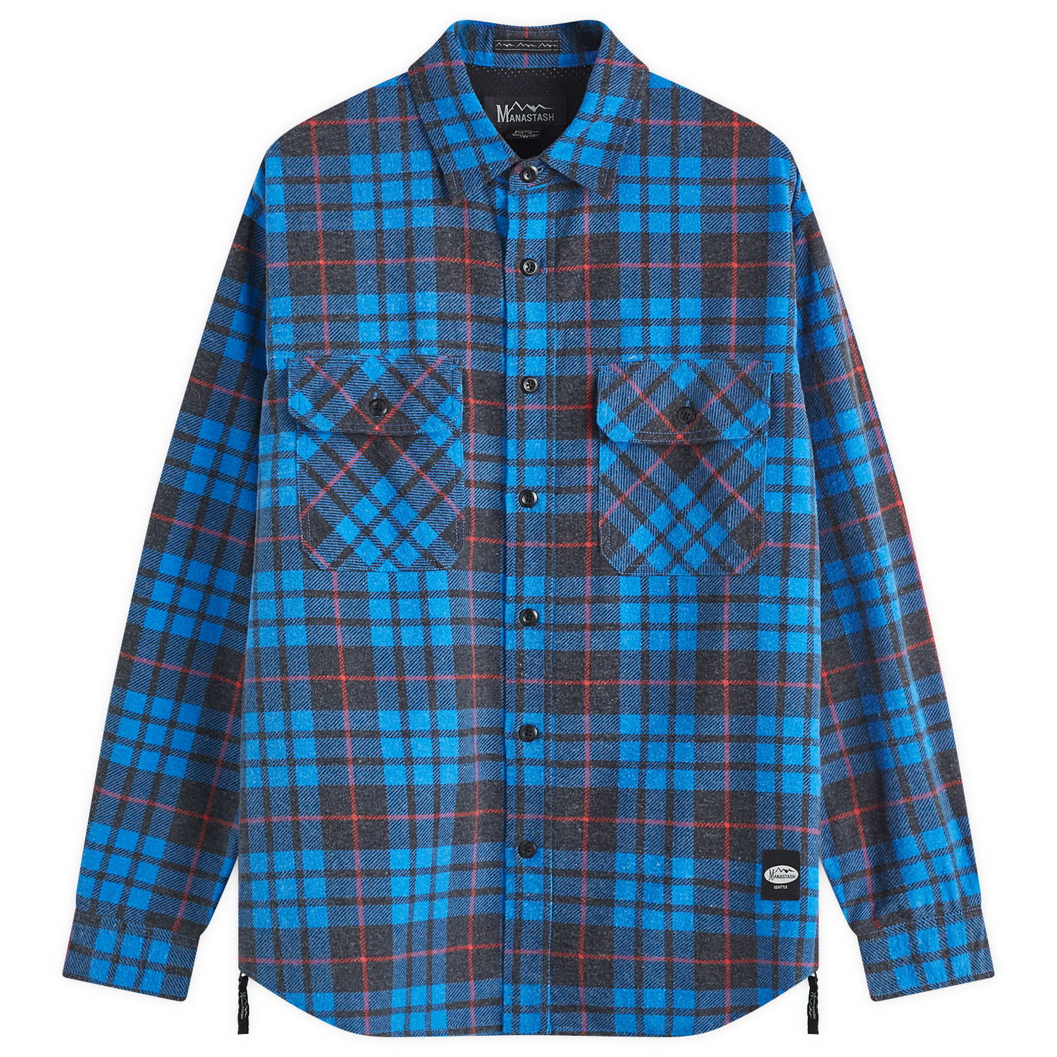 Риза Manastash Flannel Shirt Синьо | 7924220003-110, 0