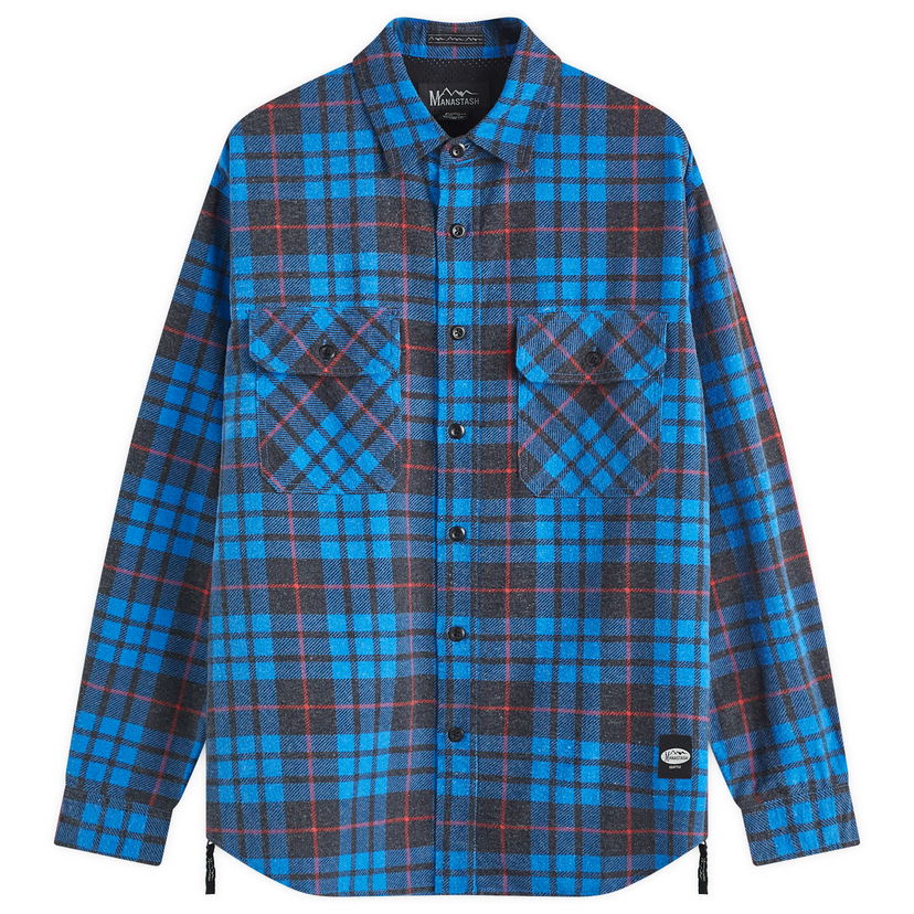 Риза Manastash Flannel Shirt Синьо | 7924220003-110