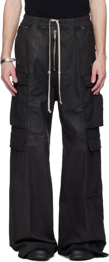 Карго панталони Rick Owens Rick Owens DRKSHDW Hollywood Double Cargo Jumbo Belas Denim Pants Черно | DU01E3398 SBW, 0
