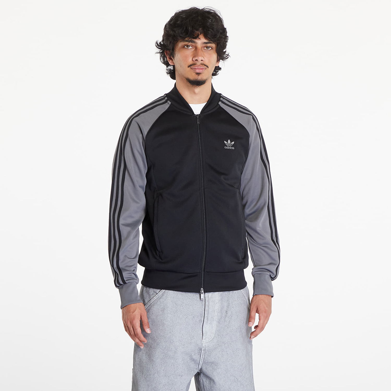 Суитчър adidas Originals Sst Track Top Black/ Grey Four Черно | IY9858, 0