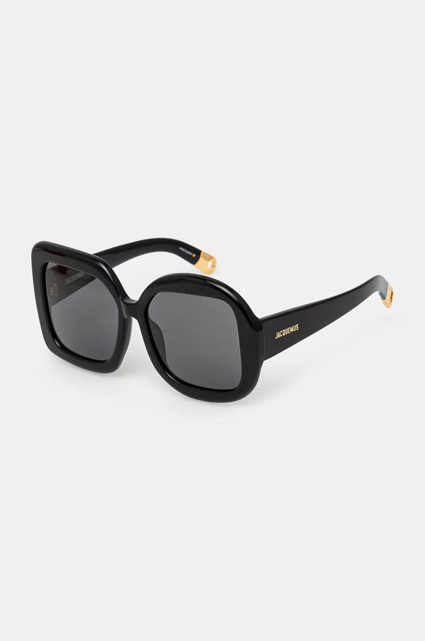 Слънчеви очила Jacquemus Sunglasses CARRE ROND 2 Черно | JAC10C1SUN