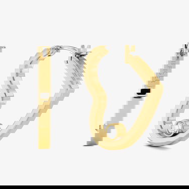 Обеци Tommy Hilfiger Minimal Hearts Hoop Earrings with Crystal Жълто | 2780753, 0