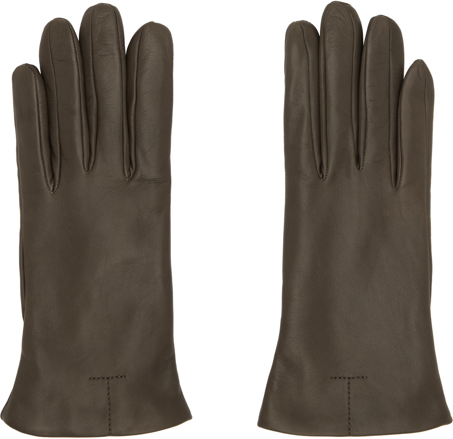 Ръкавици TOTEME Leather Gloves Кафяво | 244-WSG0011-LE0096, 0