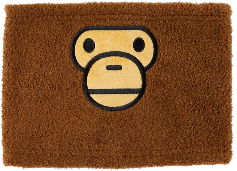 Шал BAPE Baby Milo Boa Neck Warmer Кафяво | 002GDI803001K