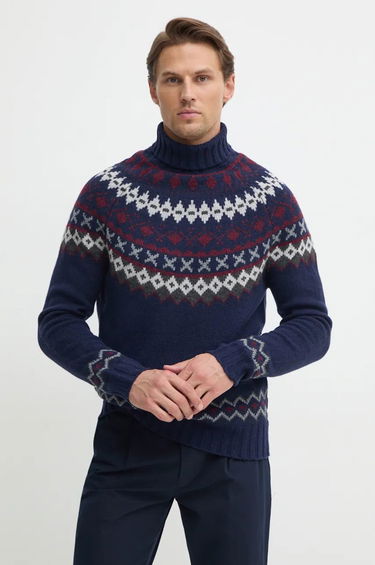 Пуловер Barbour Turtleneck Sweater Синьо | MKN1492, 0