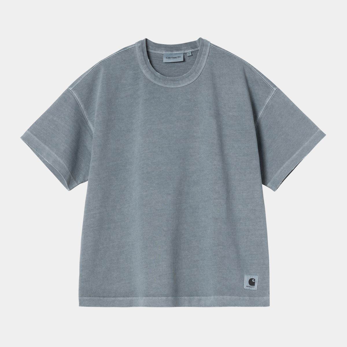 Тениска Carhartt WIP Torion Short Sleeve T-Shirt grind wash Сиво | I036044_6, 0