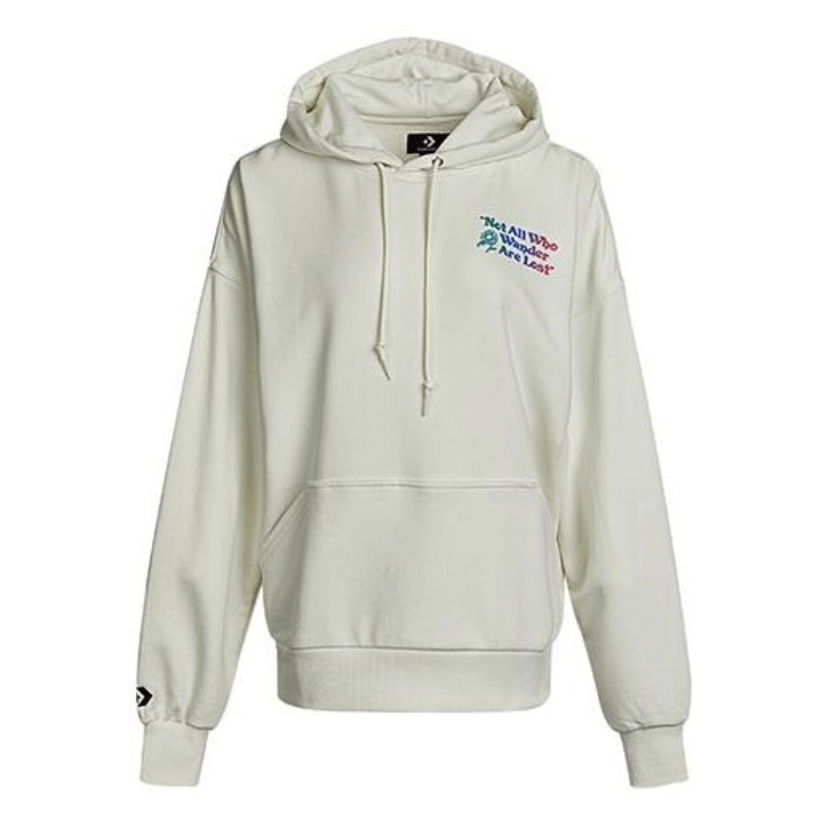 Суитчър Converse Letter Print Hoodie Бяло | 10022259-A02