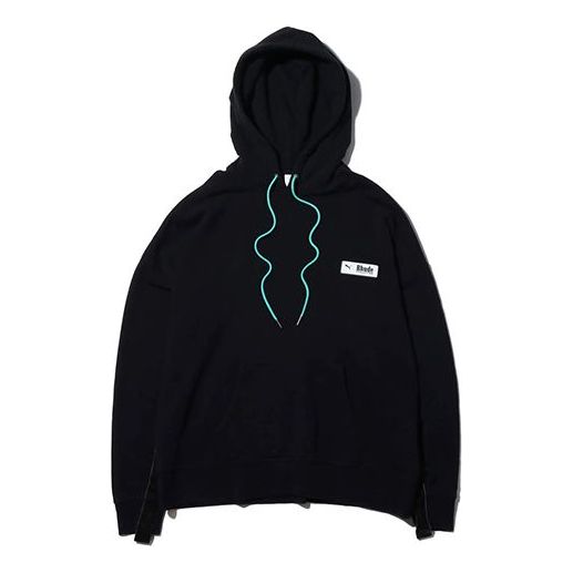 Суитчър Puma RHUDE Crossover Knit Drawstring Hoodie Черно | 595346-01, 0