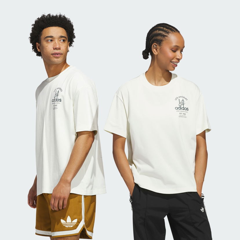 Тениска adidas Performance Sports Design GFX Tee Бяло | JW6643