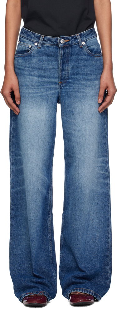 Дънки A.P.C. A.P.C. Elisabeth Wide-Leg Jeans Синьо | COHJL-F09181, 0