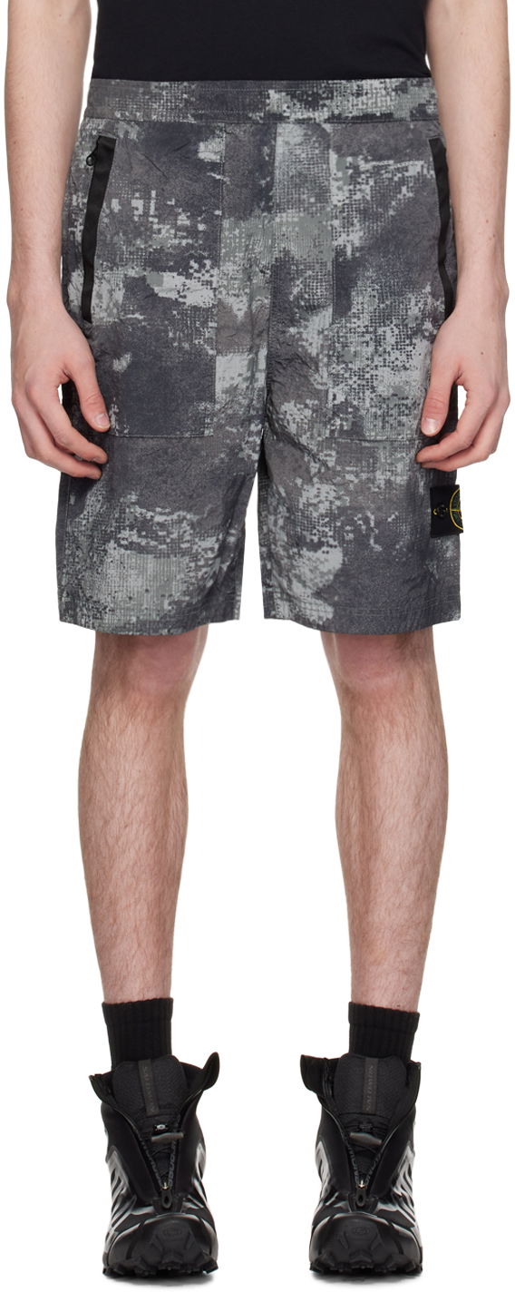 Къси панталони Stone Island Drawstring Shorts Сиво | 8015L20E1, 0