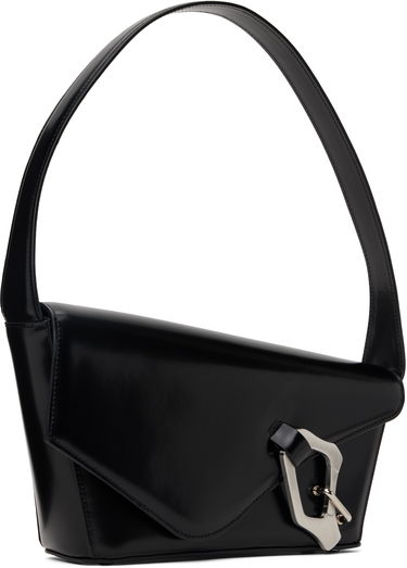 Чанта през рамо HELIOT EMIL Carabiner Leather Shoulder Bag Черно | AW24_15_073_BLK01, 1